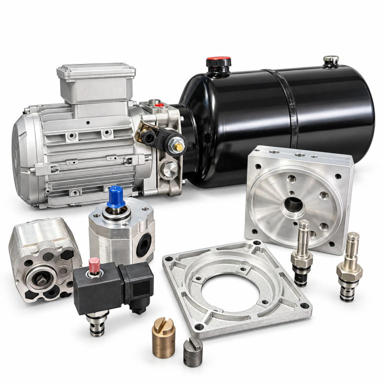 Unidades Hidráulicas e Flanges